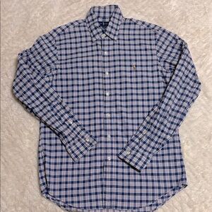 Ralph Lauren Navy/White/Red Plaid Men's Shirt Sz Small
